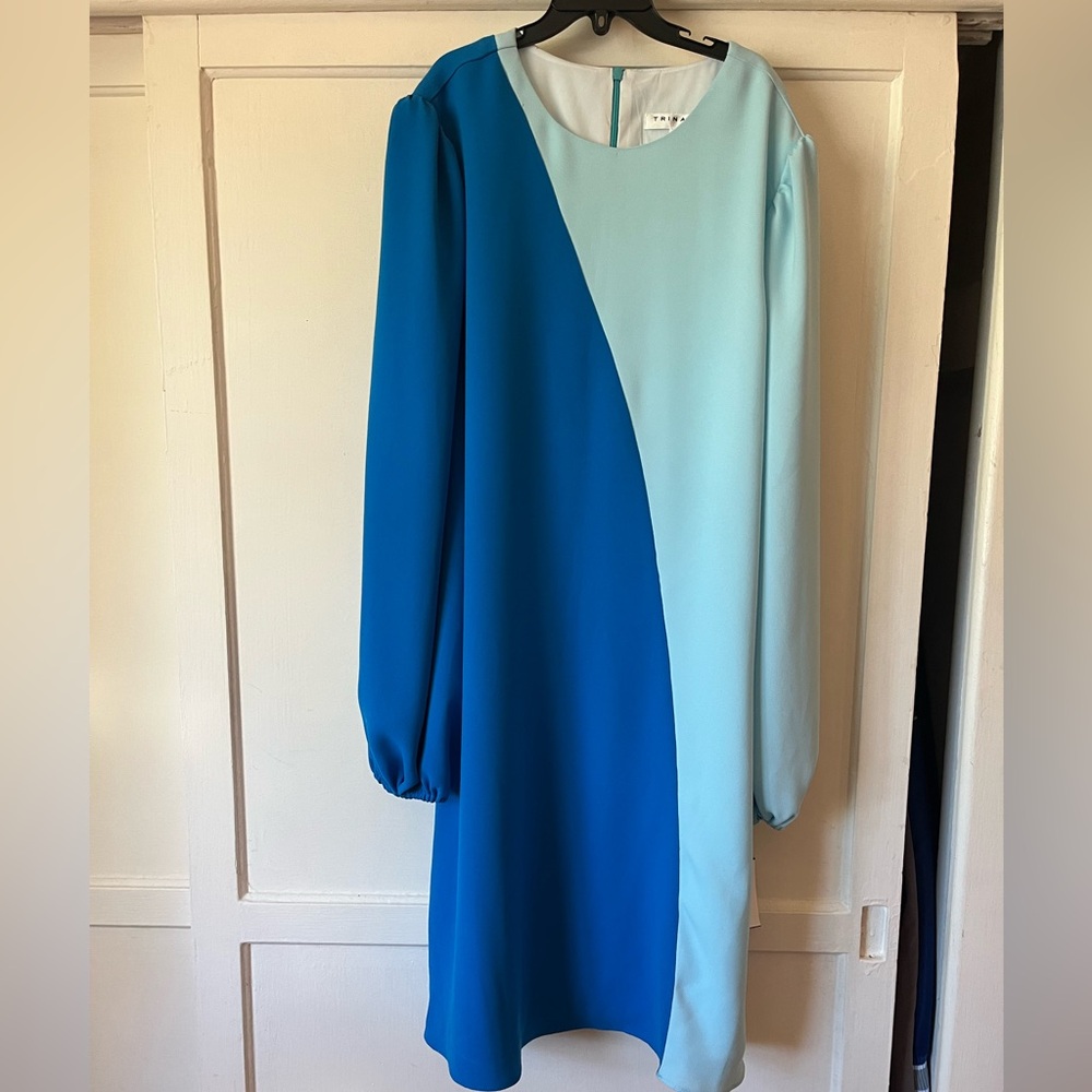 Trina Turk Blue Sheath Dress - Picture 6 of 6